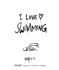 스포츠 포스터 / 손으로 그린 스포츠 그림