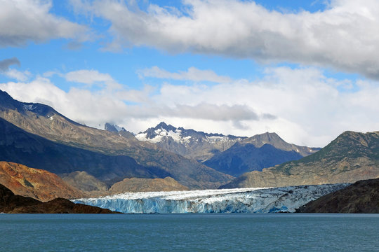 The Southern Patagonian Icecap terminating in Lago Viedmar, El Chalten, Patagonia, Argentina