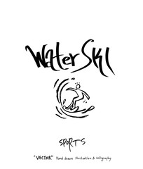 스포츠 포스터 / 손으로 그린 스포츠 그림