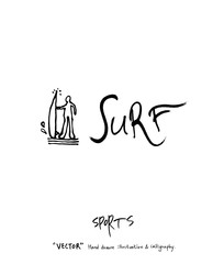 스포츠 포스터 / 손으로 그린 스포츠 그림