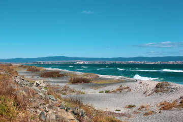 Vacation And Tourism Concept. Paradise Beach.