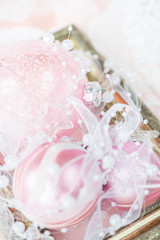 Beautiful pink Christmas decoration