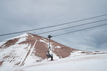 ski View landscape valle nevado chile santiago