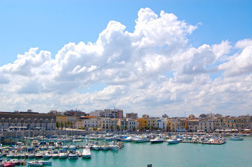 Fototapeta premium Port of Trani sea landscape