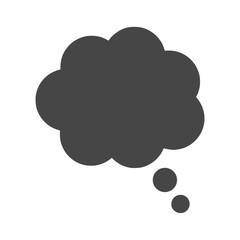 Thought cloud, Thought cloud icon