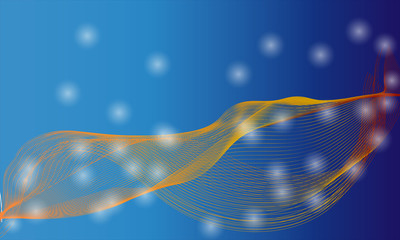 abstract with circle and line cure spectum