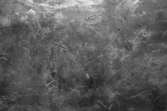 abstract grey textured background. distressed scratched rough message board. copy space concept