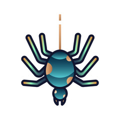 Spider gradient illustration