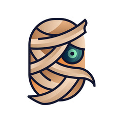 Mummy gradient illustration