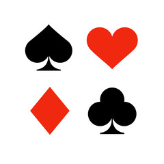 set of poker cards