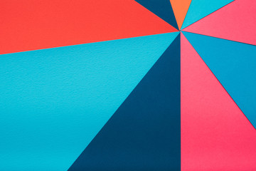 colorful construction paper combination. abstract geometric background. multicolor kaleidoscope...