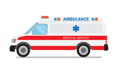 Ambulance car, medical service