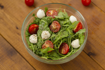 salad, mozzarella, tomato, healthy, caprese, fresh, food, vegetable, arugula, diet, basil, vegetarian, background, meal, cheese, dinner, plate, green, olive, white, dish, tomatoes, italian, oil, delic
