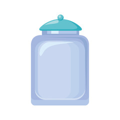 glass container with cap utensil kitchen