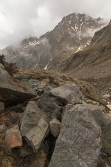 Fototapeta premium La vallée de la Gordolasque dans le Mercantour