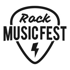 Rock fest badge/Label vector set