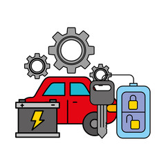 vehicle battery and keys automotive service