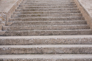 Abstract stairs and steps in the city.