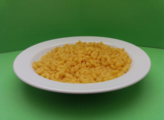 raw macaroni pasta