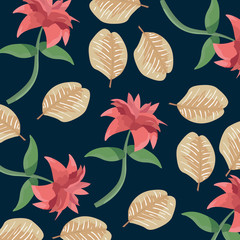 flowers floral nature foliage pattern