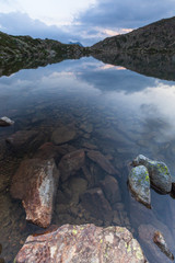 Lacs de Terre Rouge dans le Mercantour