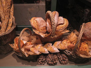 bread food on display for sale