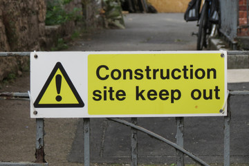 Construction site keep out
