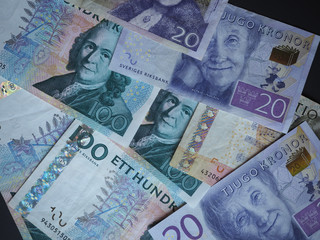 Swedish Krona and Norwegian Krone notes