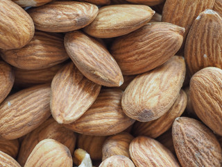 almonds food background