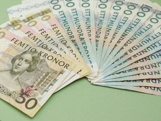 Swedish currency notes