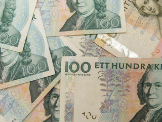 Swedish currency notes