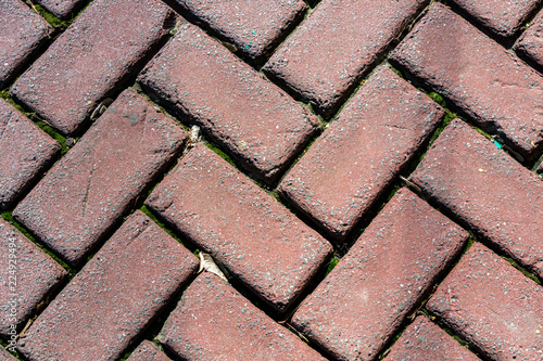 outdoor brick pavers laid