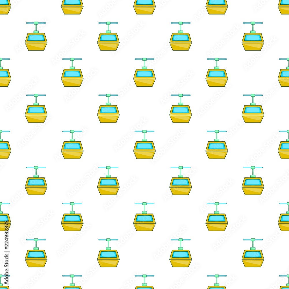 Aufkleber funicular pattern. cartoon illustration of funicular vector pattern for web