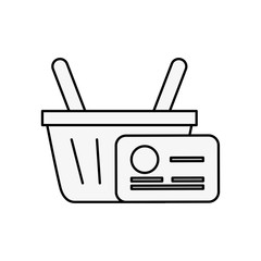 online shopping basket credit card cargo