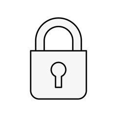 close padlock security protection symbol