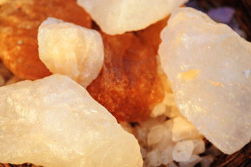 quartz stones or minerals