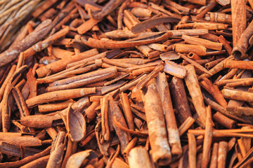 brown cinnamon sticks set