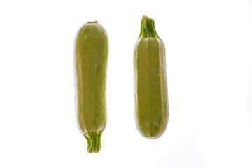 Zucchini isolated on white background