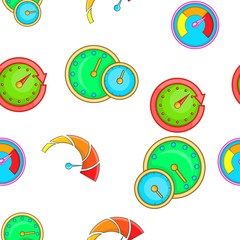 Speed measurement pattern. Cartoon illustration of speed measurement vector pattern for web