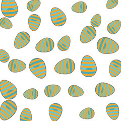 Easter eggs background