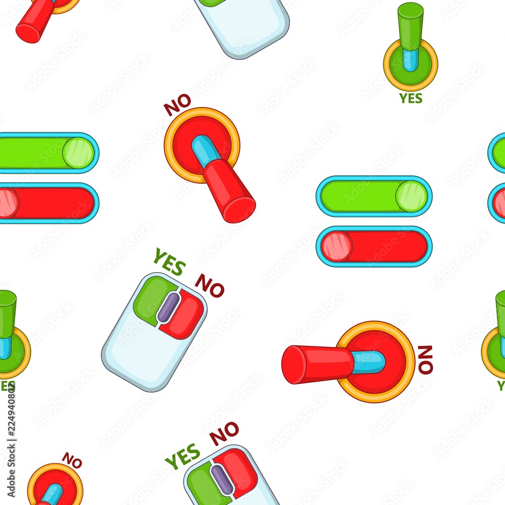 Poster choice pattern. cartoon illustration of choice vector pattern for web