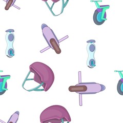 Electric blisks pattern. Cartoon illustration of electric blisks vector pattern for web