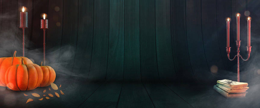 Halloween background blank