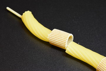 immaginary skewer of italian pasta