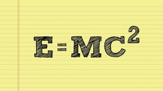 Write Formula Mass Energy Equivalence