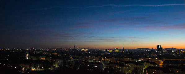 vista ruota panoramica Vienna