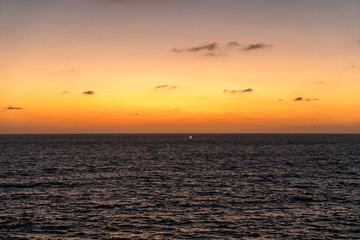 San Diego Point Loma Cliffs at sunset