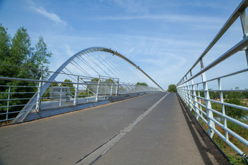 Millennium Bridge in York, England 