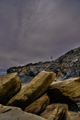 Rocky lighthouse
