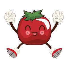 Tomato kawaii cartoon